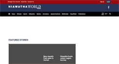 Desktop Screenshot of hiawathaworldonline.com